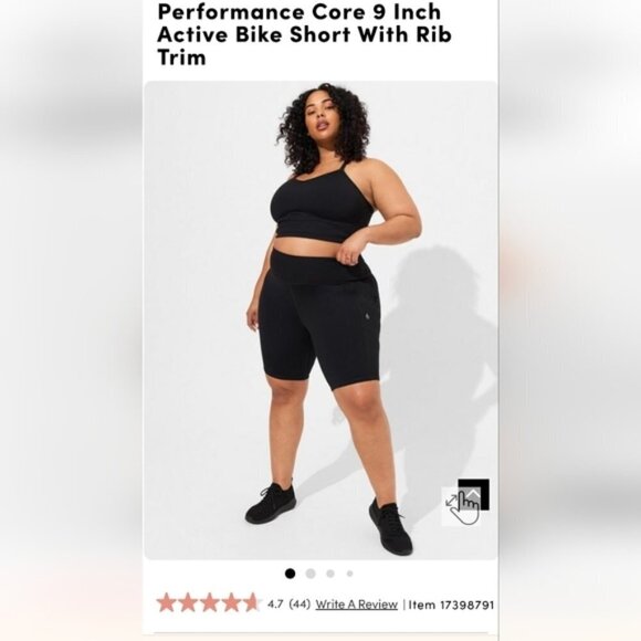 TorridNWT Active Bike Short With Rib Trim, 5x